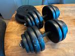 Twee Dumbbells met losse gewichten, Ophalen, Gebruikt, Armen, Dumbbell