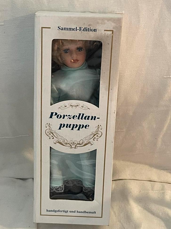 “Unieke porseleinen pop, Sammel-Edition – verzamelobject!, Verzamelen, Poppen, Nieuw, Pop, Ophalen of Verzenden