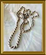 Gedraaide zilveren ketting, koordketting, Sieraden, Tassen en Uiterlijk, Antieke sieraden, Ophalen of Verzenden, Zilver, Ketting
