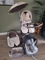 Stokke Xplory kinderenwagen met veel extra's, Kinderen en Baby's, Kinderwagens en Combinaties, Gebruikt, Verstelbare duwstang