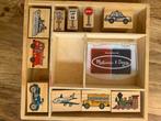 Melissa & Doug vervoer stempelset houten stempels ZGAN!, Ophalen of Verzenden, Zo goed als nieuw, Houten stempel