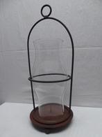 Antiek windlicht | hoogte 46 cm | in zeer nette staat, 25 tot 50 cm, Ophalen of Verzenden, Zo goed als nieuw, Metaal