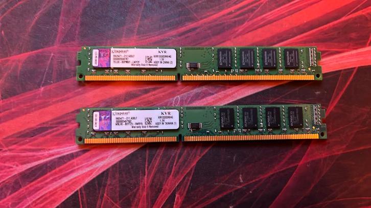 8GB DDR3 1333Mhz Desktop Werkgeheugen (2x 4GB), Computers en Software, RAM geheugen, Zo goed als nieuw, Desktop, DDR3, Ophalen of Verzenden