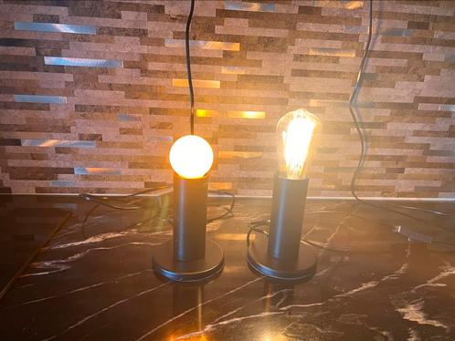 Nieuw! Taffellampjes 2 stuks zwart nachtkastjes, Huis en Inrichting, Lampen | Tafellampen, Nieuw, Minder dan 50 cm, Ophalen of Verzenden