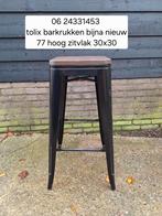 Serie van 6 bijna nieuwe tolix barkrukken, 5 krukken of meer, Ophalen, Zo goed als nieuw, 60 tot 90 cm