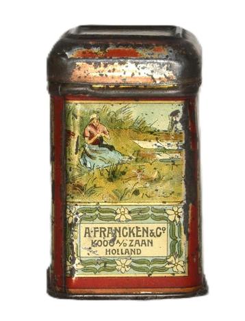 monsterblikje Francken cacao Koog ad Zaan cocoa sample tin beschikbaar voor biedingen