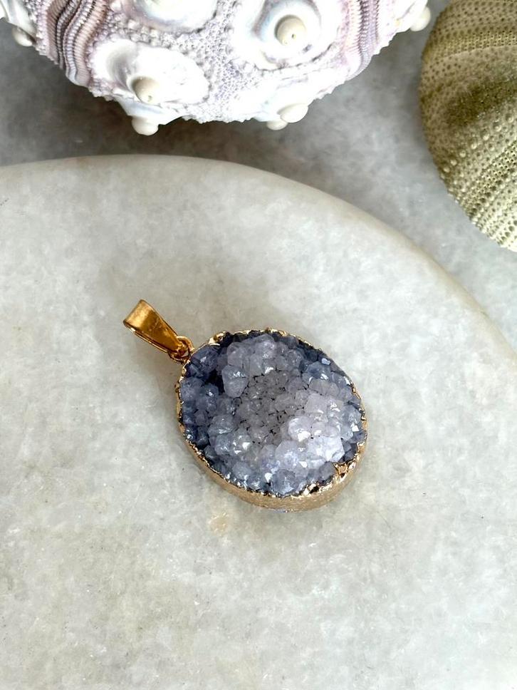 Edelstenen kettinghanger, Sieraden, Tassen en Uiterlijk, Edelstenen, Zo goed als nieuw, Ophalen of Verzenden