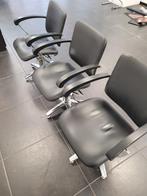 Kappersstoelen, Ophalen, Gebruikt, Zwart, Drie