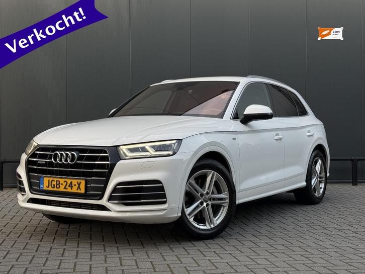 Audi Q5 55 TFSI e Quattro 367pk PHEV S-line 2020 | trekh., Auto's, Audi, Bedrijf, Q5, 4x4, ABS, Achteruitrijcamera, Adaptieve lichten