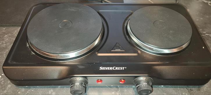 Elektrische Kookplaat 2-pits - Silvercrest, Witgoed en Apparatuur, Kookplaten, Zo goed als nieuw, Vrijstaand, Elektrisch, 3 kookzones of minder