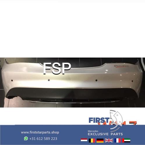 W117 C117 X117 ORIGINELE ACHTERBUMPER + DIFFUSER ZILVER GRIJ, Auto-onderdelen, Carrosserie en Plaatwerk, Bumper, Mercedes-Benz