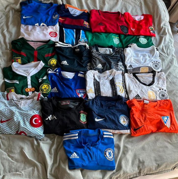 Voetbalshirts - Diverse merken en maten, Sport en Fitness, Voetbal, Zo goed als nieuw, Shirt, Maat XL, Ophalen of Verzenden
