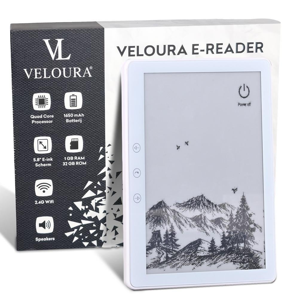 Veloura E-reader - Perfect voor Boekenliefhebbers!, Computers en Software, E-readers, Nieuw, 6 inch of minder, 16 GB of meer, Bluetooth