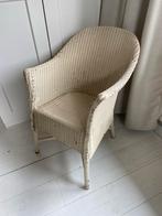 Witte rotan stoel, Huis en Inrichting, Stoelen, Gebruikt, Wit, Riet of Rotan, Ophalen of Verzenden