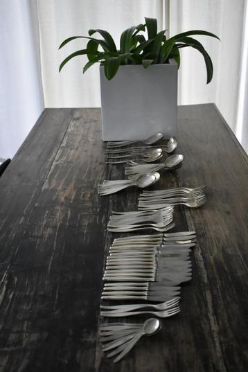 EMS art deco vintage bestek verzilverd 82 stuks =|> 82 euro beschikbaar voor biedingen