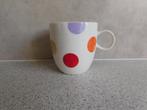 Mok 8x7,5 cm. Stippen Pastel Dots, Huis en Inrichting, Keuken | Servies, Ophalen of Verzenden, Zo goed als nieuw, Overige stijlen