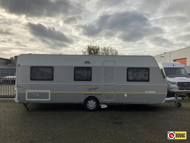 Dethleffs Camper Lifestyle 590 S mover/voortent, Caravans en Kamperen, Caravans, Bedrijf, tot en met 4, Rondzit, Dethleffs, Frans bed