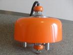 vintage design oranje hanglamp jaren 60  70, Kunststof, Verzenden, Minder dan 50 cm, Gebruikt