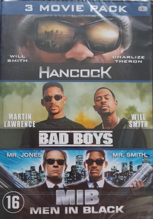 Hancock Bad Boys Men In Black-Will Smith (DVD) Nieuw & Seal, Cd's en Dvd's, Dvd's | Actie, Nieuw in verpakking, Actiethriller