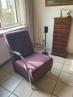 Luxe fauteuil - Zo goed als nieuw!, 75 tot 100 cm, Ophalen of Verzenden, Zo goed als nieuw, Metaal