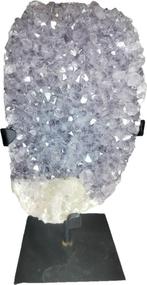 Amethist op standaard - OS5, Verzamelen, Mineralen en Fossielen, Ophalen of Verzenden, Mineraal