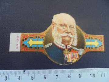 Oude sigarenband portret Koning met nr. G.K. 30034 beschikbaar voor biedingen