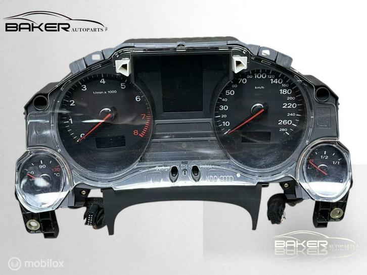 Tellerklok Audi A8 D3 3.7 quattro ('02-'10) 4E0920900J, Auto-onderdelen, Dashboard en Schakelaars, Audi, Gebruikt, Ophalen of Verzenden