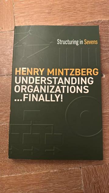 Understanding Organisations… Finally beschikbaar voor biedingen
