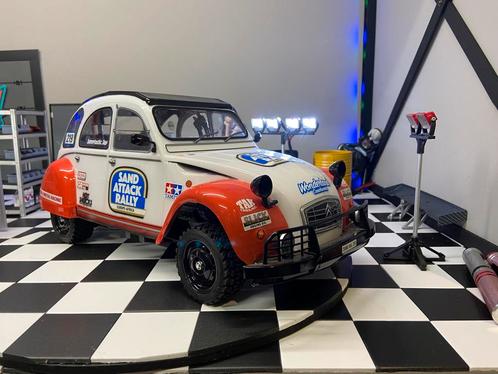 Tamiya 2cv Rally MF-01x Brushless, Hobby en Vrije tijd, Modelbouw | Radiografisch | Auto's, Nieuw, Auto onroad, Elektro, Ophalen of Verzenden