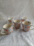 5 Kakelbont mokken van Yvonne Jaspers, Ophalen of Verzenden, Zo goed als nieuw