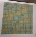 Bisazza glasmozaïek, gemixte blauw/groen tinten, matjes 3 m2, Overige materialen, Wandtegels, Nieuw, Minder dan 20 cm