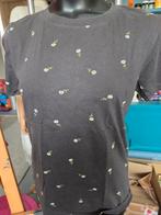 T-shirt stradivarius mt S met schattige bloempjes, Ophalen of Verzenden, Zo goed als nieuw, Korte mouw, Grijs