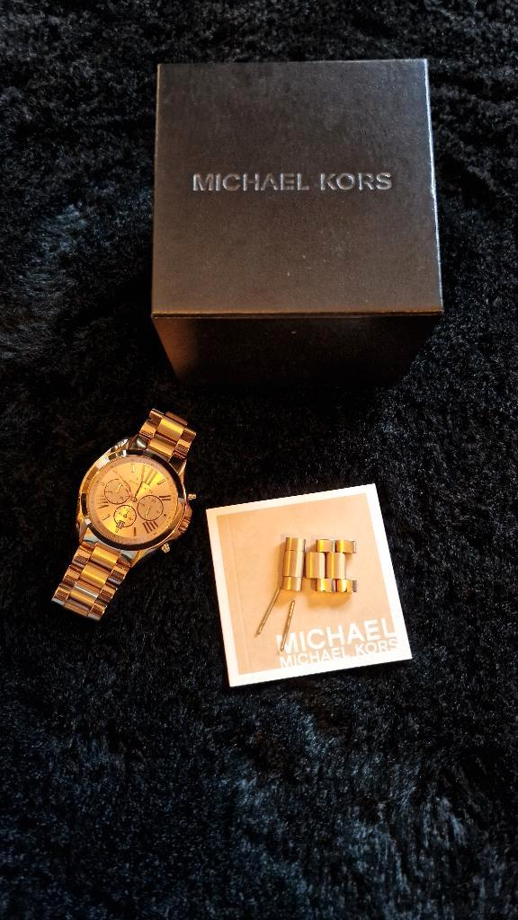 Michael Kors horloge rosé, Sieraden, Tassen en Uiterlijk, Horloges | Dames, Gebruikt, Polshorloge, Overige merken, Staal, Ophalen of Verzenden