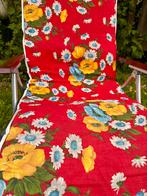 Ligbed Vintage Jaren ’60 – Flower Power Bloemenmotief!, Ophalen of Verzenden, Zo goed als nieuw, Inklapbaar