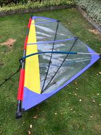 Kinderzeil compleet 3.8m2, Watersport en Boten, Windsurfen, Ophalen of Verzenden, Minder dan 5 m², Zeil, Gebruikt