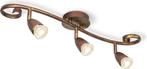 Nieuwe Home Sweet Home Curl - Opbouwspot - 3 spots, Metaal of Aluminium, Vintage, Nieuw, Ophalen of Verzenden