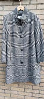 Nieuwe zwart-witte Wollen jas van Gerry Weber. Maat 46 XXL, Kleding | Dames, Jassen | Zomer, Zwart, Maat 46/48 (XL) of groter