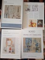 Geer en Bram van Velde 4 affiches 3 artikels 3 knipsels, Antiek en Kunst, Verzenden