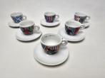 # Illy Art Collection Sandro Chia 1997 espresso kop schotels, Ophalen of Verzenden, Zo goed als nieuw, Overige stijlen, Kop(pen) en/of Schotel(s)