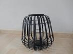 Windlicht zwart hoogte 30 cm nooit gebruikt, 25 tot 50 cm, Zwart, Nieuw, Ophalen of Verzenden