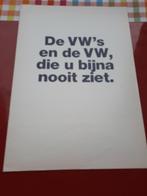 Volkswagen modellenfolder Nederlands 1971, Nieuw, Volkswagen, Volkswagen, Ophalen of Verzenden