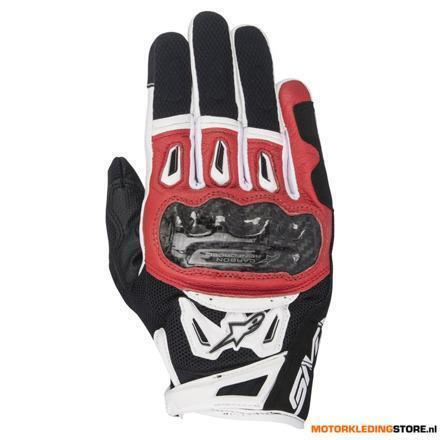 Alpinestars SMX-2 Air Carbon V2, Zwart-Rood, Motoren, Kleding | Motorkleding, Nieuw met kaartje, Ophalen of Verzenden