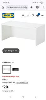 IKEA Billy Opzetstuk Wit - nieuw!, Ophalen, 50 tot 100 cm, Zo goed als nieuw, Minder dan 100 cm