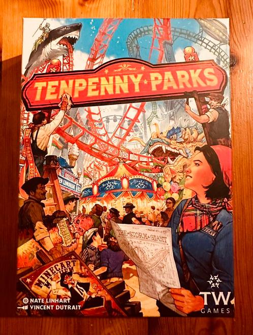 Tenpenny Parks (Engels), Hobby en Vrije tijd, Gezelschapsspellen | Bordspellen, Zo goed als nieuw, Een of twee spelers, Drie of vier spelers