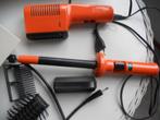 oranje föhn krultang krulset, Verzamelen, Retro, Ophalen of Verzenden, Persoonlijke verzorging
