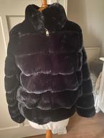 Zwart bontjasje JS Millenium M, Ophalen of Verzenden, Zo goed als nieuw, Maat 38/40 (M), Zwart