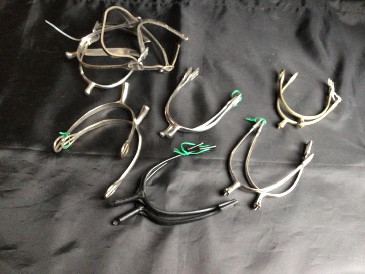 Sporen. Diverse modellen. Zie omschrijving., Dieren en Toebehoren, Paardrijkleding, Gebruikt, Dames, Heren, Kinderen, Overige typen