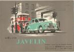Jowett Javelin brochure auto (JV02), Ophalen of Verzenden, Zo goed als nieuw, Overige merken