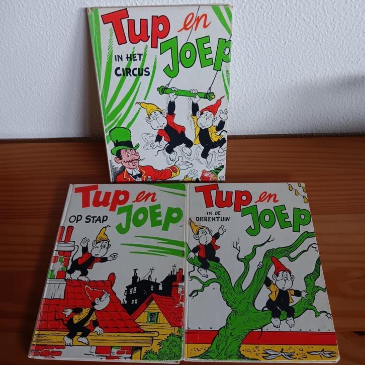 Tup en Joep, 3 stuks hard cover, Antiek en Kunst, Antiek | Boeken en Bijbels, Ophalen of Verzenden