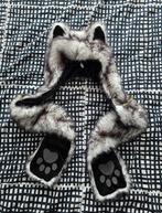 Wolven Muts met Handschoenen, Ophalen of Verzenden, Nieuw, One size fits all